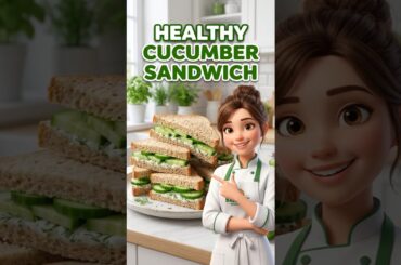 Weight Loss Cucumber Sandwich Recipe | Healthy Meal #easyrecipe #food #cookingshorts#recipe