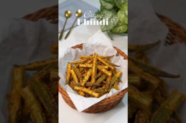 Kurkuri Bhindi in Air Fryer | Crispy Bhindi Fry Without Deep Frying #foodfunnel #bhindi