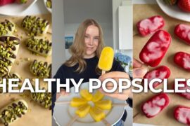 3 Healthy & Easy Popsicle Recipes: Mango, Pistachio & Strawberry Glaze