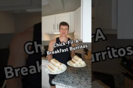 Chick Fil A Breakfast Burritos High Protein Meal Prep Recipe #shorts