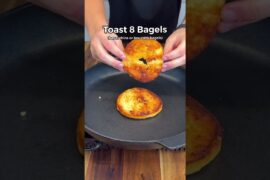High Protein Breakfast Bagels