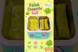 Recipe #1 for Kids (Nursery) | Palak Chapathi Roll | Healthy Lunch Box Idea #maahisrecipe