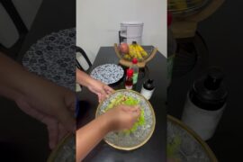 LETS MAKE APPLE SALAD || GANES ISAAC