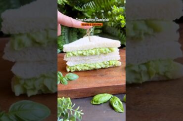 Green Goddess Sandwich Recipe - Healthy Veggie Sandwich for Weight Loss, Lunch & Breakfast