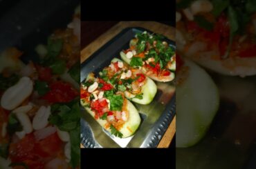 CUCUMBER BOAT CHAT||KEERA SALAD#healthy #salad