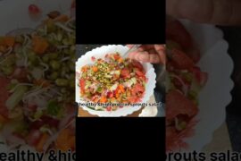 ytshort#Healthy Sprouts Salad Recipe | Weight Loss Friendly & Protein Rich#chilliandcheer #vegsalad