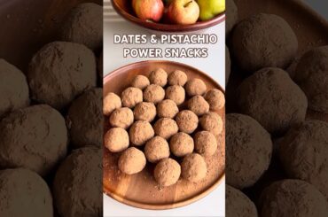 Healthy 100% Natural Date & Pistachio Energy Balls