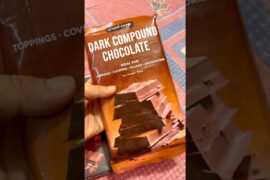 Dark compound chocolate #proteinbar #chocolate #recipe