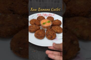 Healthy Raw Banana Cutlet #shorts#cutlet#kidstiffinboxideas#tiffinrecipe#foodshorts#viral#yt#cooking
