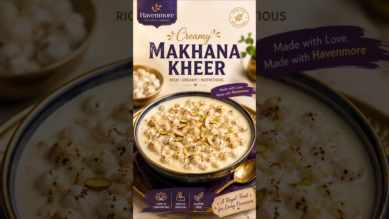 The Easiest Makhana Kheer Recipe for Festive Nights #MakhanaRecipe #IndianSweets #FestiveFood The Easiest Makhana Kheer Recipe for Festive Nights #MakhanaRecipe #IndianSweets #FestiveFood