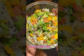 Dragon fruit salad Healthy salad #shorts