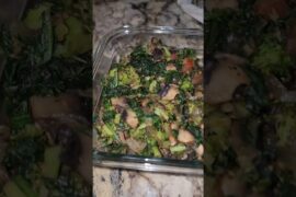 Fiber and Protein rich quick breakfast and dinner ideas / Weekend Healthy Veggie stir fry prep