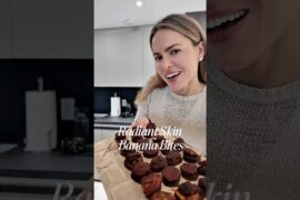 Radiant Skin Banana Bites recipe #glowingskin #glowfromwithin #healthyrecipes #chocolatedessert