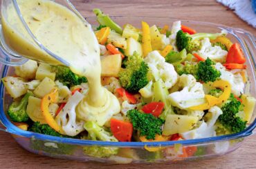 It's so delicious! No one believes that I cook this vegetable casserole without eggs! Healthy food