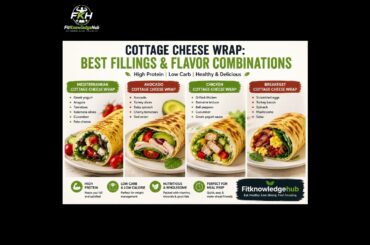 Cottage Cheese Wrap Recipe | High-Protein Low-Carb Wrap for Weight Loss