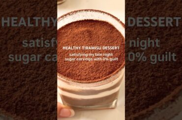 5- Minute Healthy Tiramisu Dessert  | Low Calorie #shorts #healthytiramisu #tiramisu