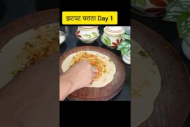 healthy breakfast recipe#bhujiya sev paratha#instant paratha recipe#viral#paratha#shorts#ytshorts