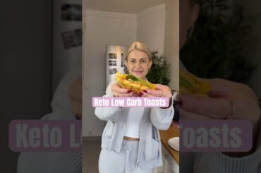 Keto Low Carb Toasts #keto #ketorecipes #lowcarbrecipes #lowcarb #highprotein #highproteinrecipe
