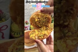 Easy breakfast recipe #recipe #food #shorts #youtubeshorts
