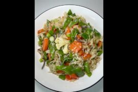 Healthy Vegetarian vegetable rice recipe #healthydinner