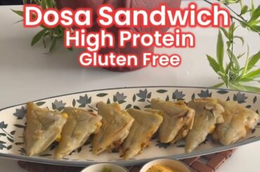 Dosa Sandwich | Protein Rich | No Gluten | Healthy & Tasty | Breakfast @sinserakitchen