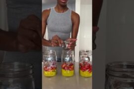 Have you joined the salad jar craze yet? Just add whatever ingredients you want to a mason jar,