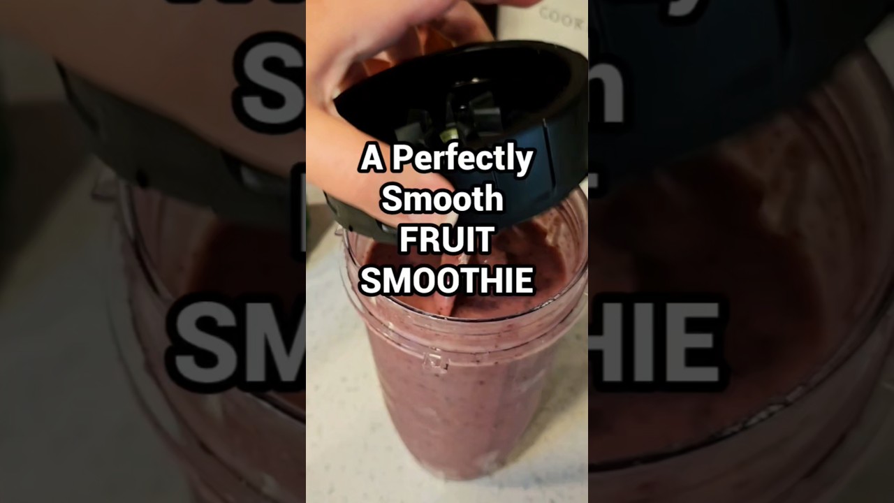 The 60-Second Trick for the Perfect Fruit Smoothie! #smoothie #hacks #weightloss #recipe The 60-Second Trick for the Perfect Fruit Smoothie! #smoothie #hacks #weightloss #recipe
