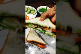 Healthy Vegetable Sandwich |Weight loss Recipe #shortsfeed #sandwich #easycooking #healthyfood #diet