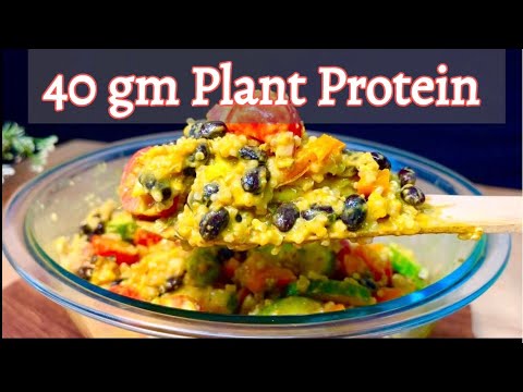 lazy but healthy lunch | I prep 40g of plant protein in 10 minutes lazy but healthy lunch | I prep 40g of plant protein in 10 minutes
