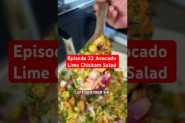 Healthy Avocado Lime Chicken Salad #chickensalad #lowcarb #lowcalorie #lime #shorts
