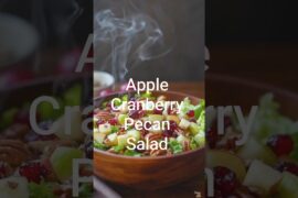 Apple Cranberry Pecan Salad #shorts #easyrecipes #recipe