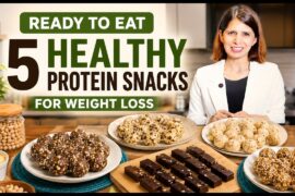 5 High Protein Snack Recipes, Ready to Eat | Healthy Weight Loss Meal Prep Ideas for Women