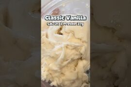 Low Calorie, High Protein Vanilla Ice Cream!