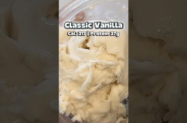 Low Calorie, High Protein Vanilla Ice Cream!
