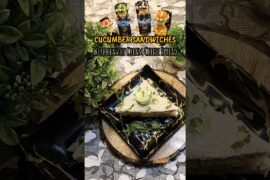 Cucumber Sandwich With Healthy Cream Cheese | Veg Sandwich Recipe | #shorts #shortsfeed #healthyfood