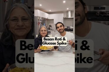 Besan Roti vs. Blood Sugar: Did It Pass The Test? #BesanRoti #IndianDiet #DiabetesAwareness
