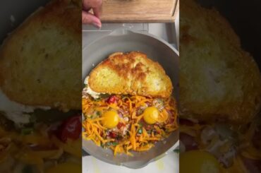 Spicy veggie eggs and crispy toastThe perfect breakfast to keep you fit , full and healthy.