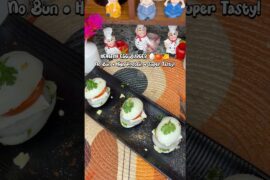 Healthy Egg Burger Without Bun | High Protein Egg Burger Recipe | Easy Healthy Snack #ytshorts