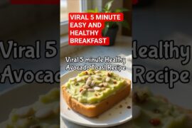 Viral 5 minute Healthy Avocado Toast Recipe#HM channel #youtubeshorts #shortsfeed # Food #