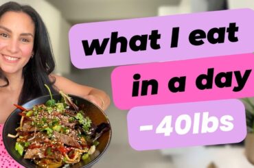 What I Eat In A Day To Lose Weight | Slimming World (high protein low calorie)