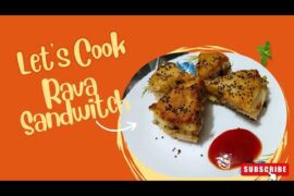 Healthy Rava Sandwich Recipe | Easy Breakfast & Evening Snack
