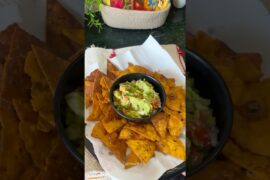 Healthy Snack | Nachos & Guacamole | @TastewithAnu #foodshorts