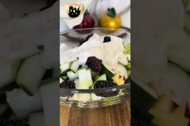 Ensalada nutritiva con zarzamora #recetas #alimentossanos #receta