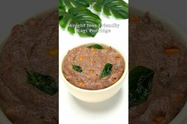 Healthy Ragi Porridge for Weight Loss | Gluten free Savoury Ragi Porridge #ragirecipes #cooking