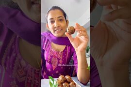 Zero Sugar Dry Fruit Laddu | Dates & Nuts Laddu Recipe | Healthy Sweetener-Free Ladoo #shorts