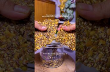 Healthy Seed Crackers Recipe | No Flour, No Maida, High Protein Snack #healthysnacks