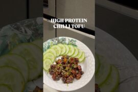 High protein chilli tofu for those chinese craving days #food #viral #recipe #yt #shorts #weightloss