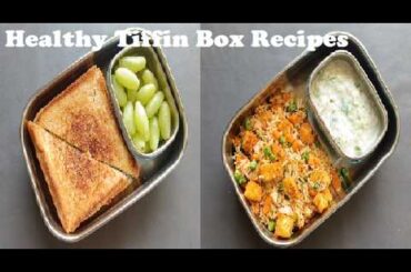 Tiffin Box Recipes For Kids | Quick & Healthy tiffin ideas for Kids | School Lunch Box Recipes |