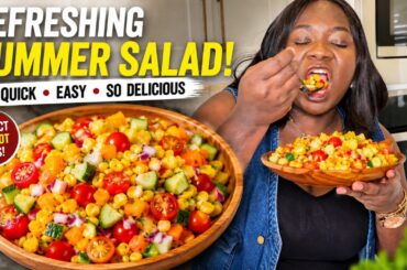 The Healthy Salad Everyone Needs This Summer! Easy & Refreshing Dinner Side Dish