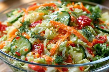 DIESER Trick macht den Eisbergsalat 10x besser! In 3 Minuten fertig!